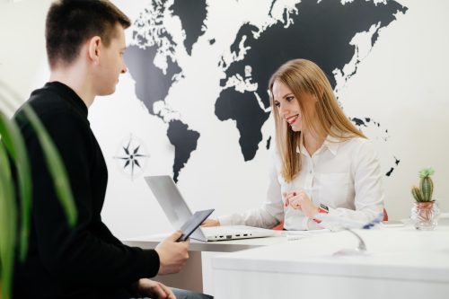travel agent working with client in light modern o 2025 03 08 21 44 19 utc min 1 500x333